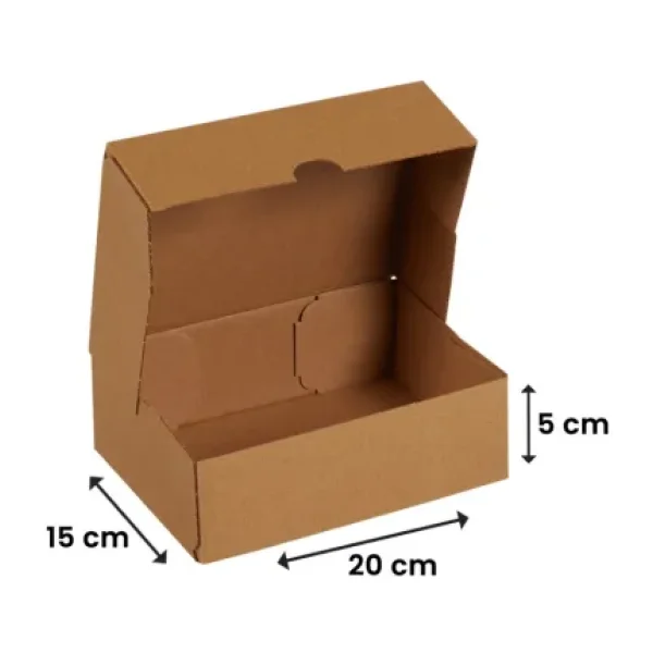 20X15X5 - 25 Adet Kesimli Kutu - Internet ve Kargo Kutusu