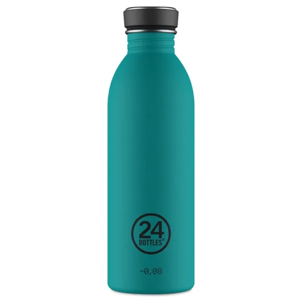 24 Bottles Urban Bottle Atlantic Bay Paslanmaz Çelik Su Şişesi 500 ml - Yeşil