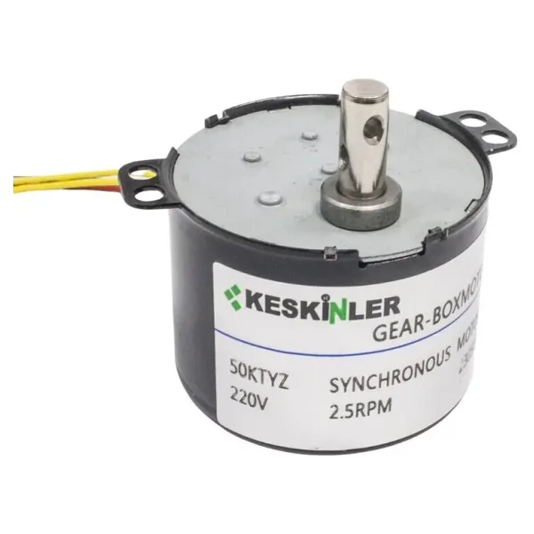 50-KTYZ 2.5RPM 6W AC Senkron Motor