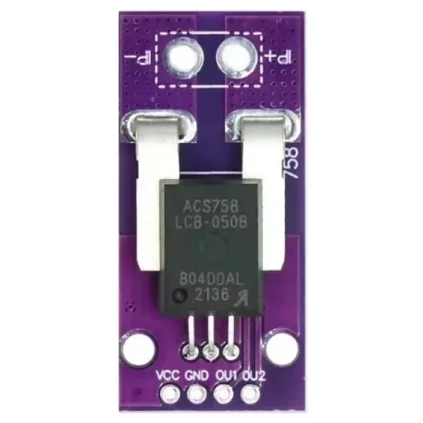 ACS758LCB 50A Lineer Hall Akım Sensörü Modülü