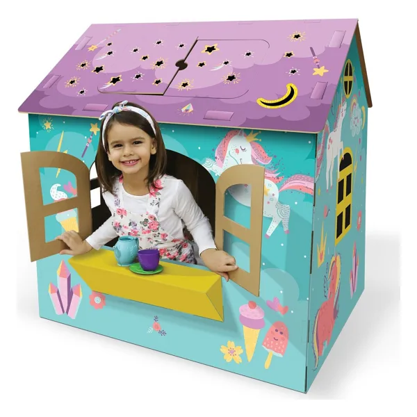 Arnas Toys 5036 Unicorn Dream House 3D Maket Karton Oyun Evi