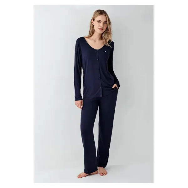 Arnetta Kadın Lacivert Pijama Takımı