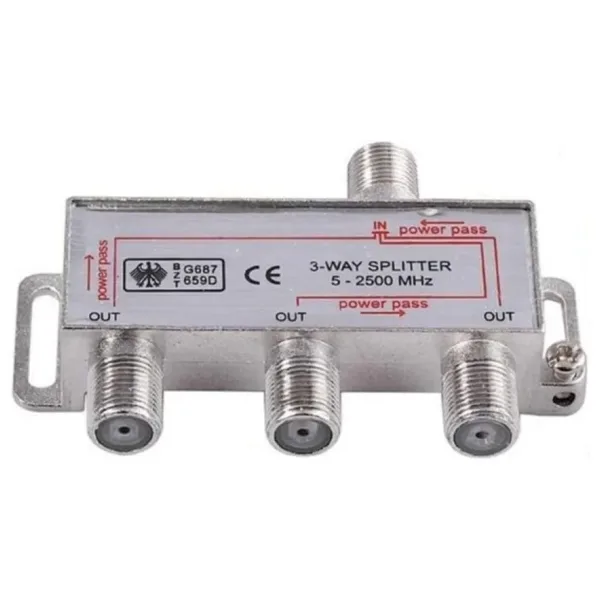 ATAELEKTRONİK 1 Giriş 3 Çıkış 3lü Kablo Tv Uydu Anten Çoklayıcı Spliter Anten Dağıtıcı Uydu Çoklayıcı