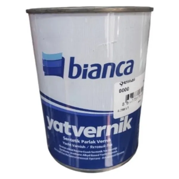 Bianca Yat Vernik Sentetik Parlak Vernik Şeffaf 0.75 Lt