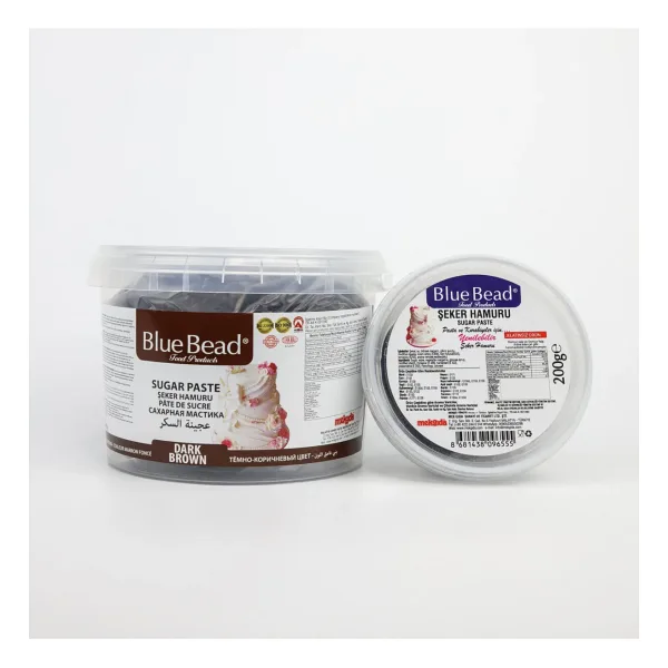 Blue Bead Koyu Kahverengi Şeker Hamuru 200 gr