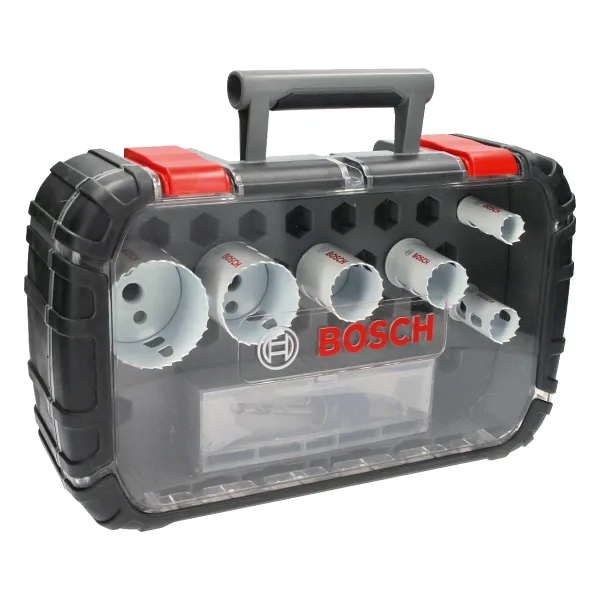 Bosch 2608594187 Progressor 9 Parça Delik Açma Testeresi Panç Seti