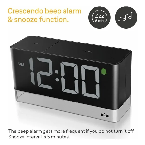 Braun BC27BEU LED Dijital Alarmlı Masa Saati