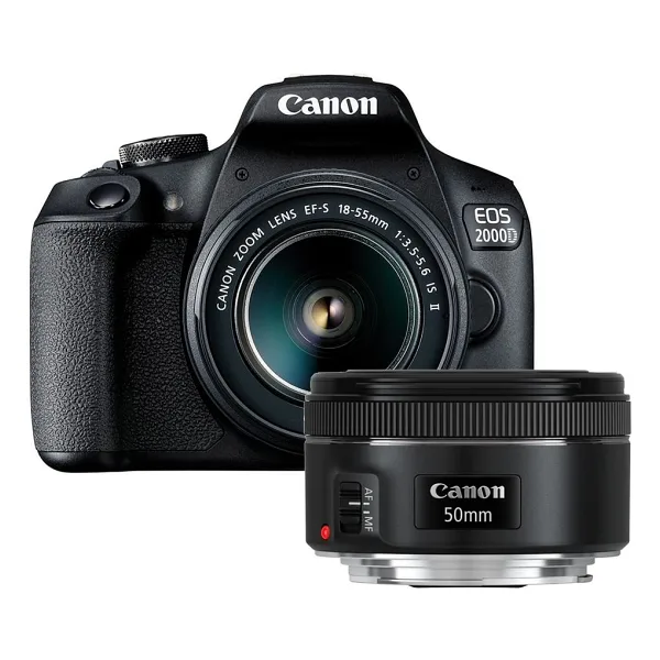 Canon EOS 2000D + 50mm Lens DSLR Fotoğraf Makinesi