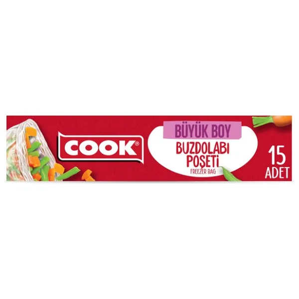 Cook 10'lu Paket Buzdolabı Poşeti 30 cmx45 cm