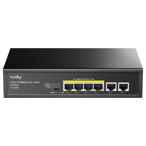 Cudy FS1006P 4 Port 10/100 Mbps Switch