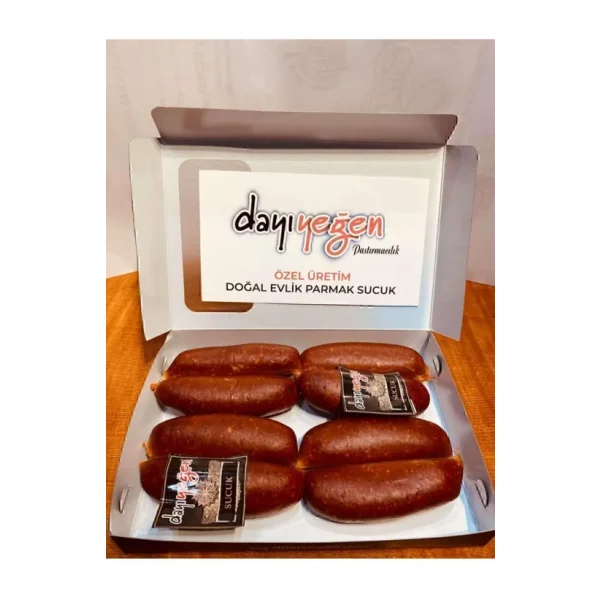 Dayı Yeğen Yerli Kesim %100 Doğal Evlik Sucuk 1 Kg - Kayseri