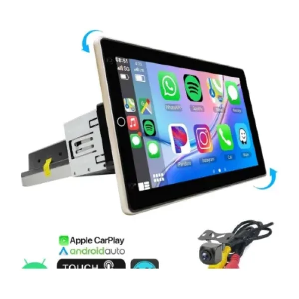 DC-8610BT 10.1'' Android Oto Tablet 2-32 360 Döner Kafa Kameralı