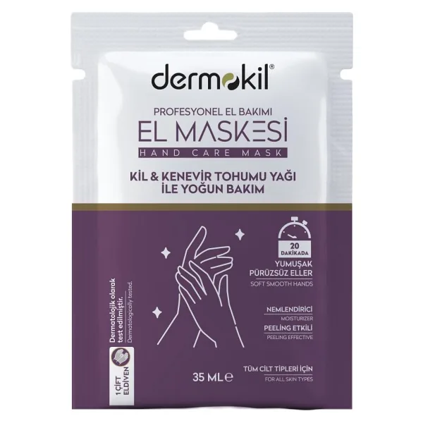 Dermokil Kilden Gelen Güzellik El Maskesi Nemlendirici Peeling Etkili