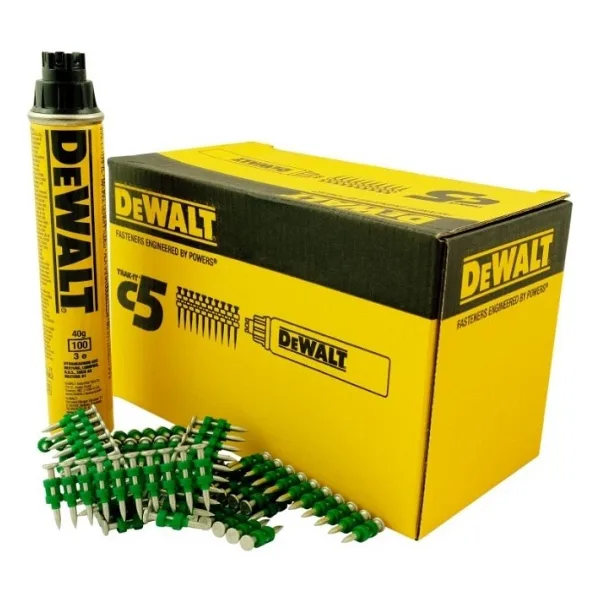 Dewalt DDF6500025 Gazlı Beton Çakma Çivisi 25 mm (700'LÜ) + Gaz tüpü Dahil
