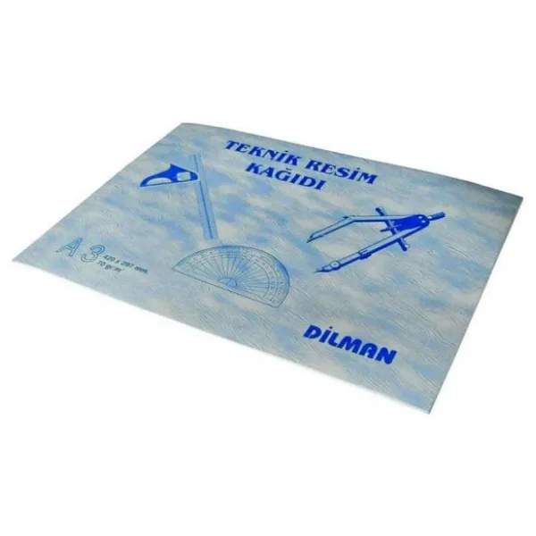 Dilman Teknik Resim Defteri A3 Dik