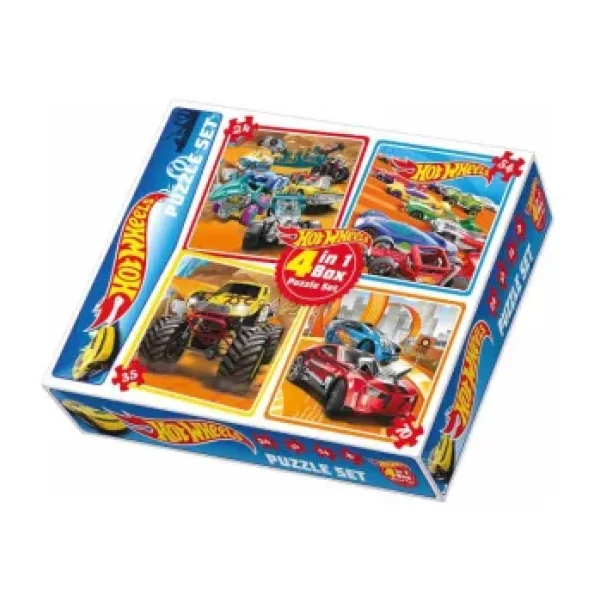Diytoy Hotwheels 4 In Puzzle