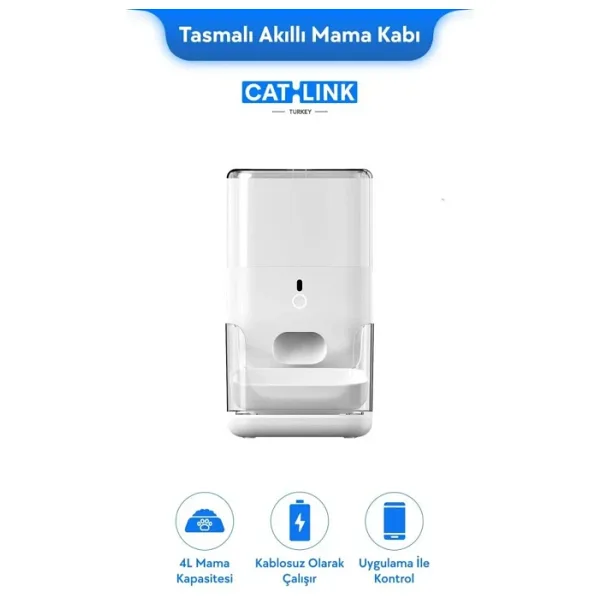 Dogness Kedi Köpek Otomatik Mama Kabı Pro 4 Litre