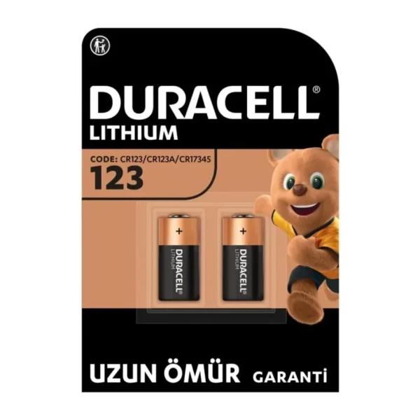 Duracell 123A 3V 2'li Lityum Pil