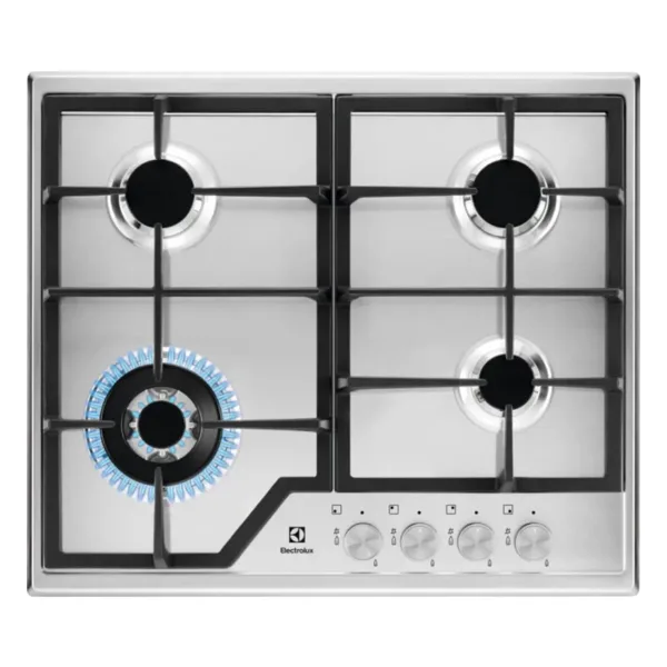Electrolux EGS6436SX Wok Gözlü Inox Ankastre Ocak