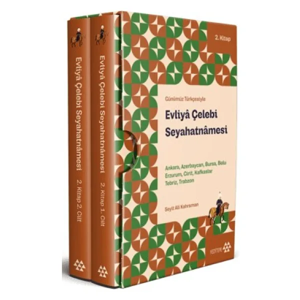 Evliya Çelebi Seyahatnamesi 2. Kitap 2 Cilt (Kutulu) - Evliya Çelebi