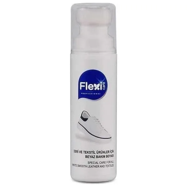 Flexicare Spor Beyaz Deri ve Kumaş Ayakkabı Boyası 75 ml