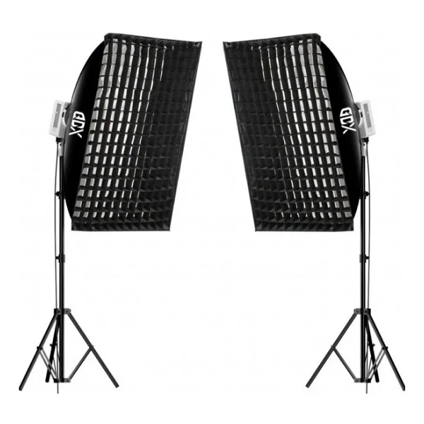 GDX ML230W BiColor 60x90 cm Gridli Softbox 2'li Işık Seti