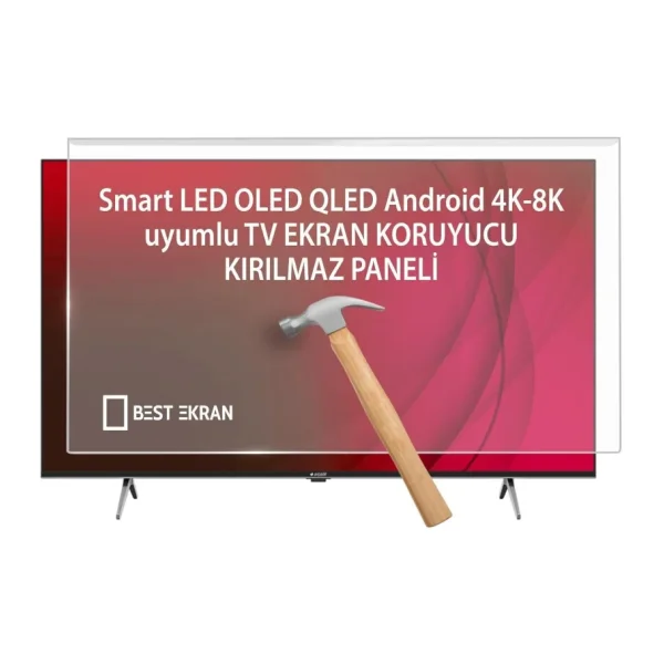 Grundig 43 GKF 6500 Tv Ekran Koruyucu - Grundig 43 inç 108cm Ekran led Koruyucu 43GKF6500