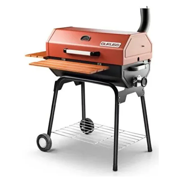 Guruss CG-075 Tam Set Kırmızı Kömürlü Barbekü Mangal