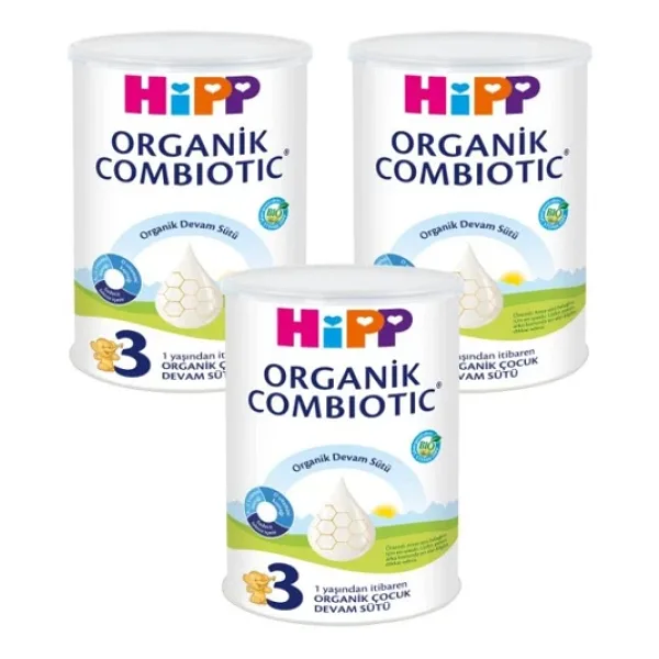 Hipp Organik Combiotic 3 Devam Sütü 350 gr 3 Adet