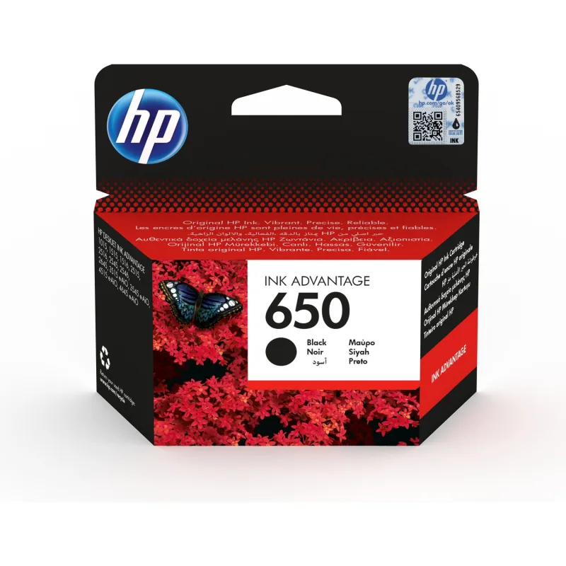 HP 650 CZ101AE Siyah Kartuş