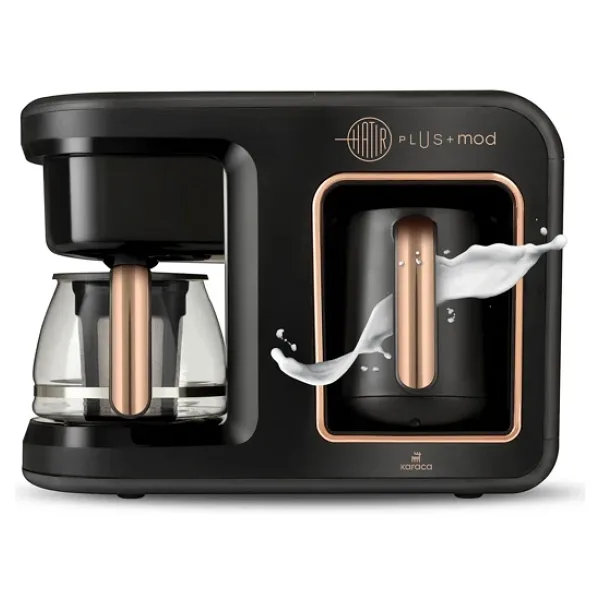 Karaca Hatır Plus Mod 5 in 1 Essential Filtre Kahve Makinesi Black Copper