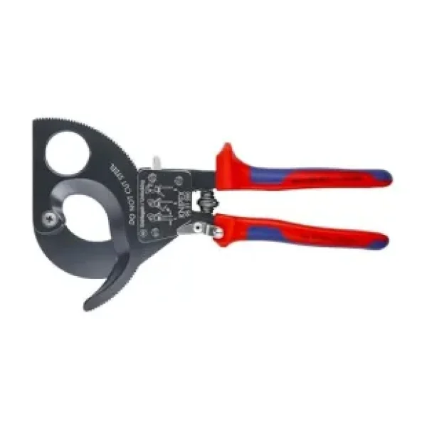 Knipex 95 31 280 Cırcır Mekanizmalı Kablo Makası