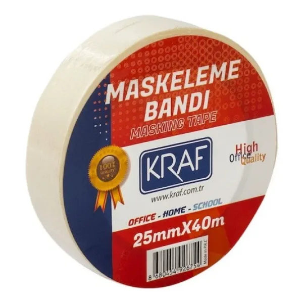 Kraf Maskeleme Bandi 25 Mm X 40 Mt.