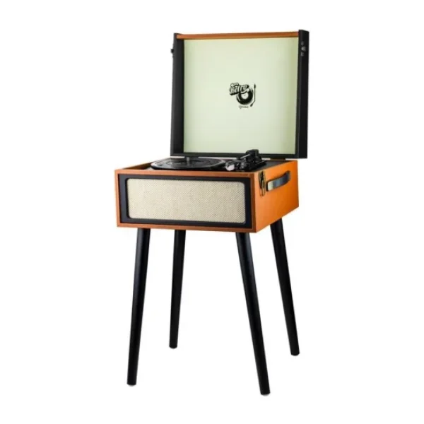 Ktools Long Play Retro K216 Kahverengi Ayaklı Retro Pikap