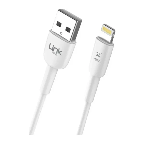 LinkTech Safe K601 1 m Beyaz USB to Lightning Hızlı Şarj Kablosu