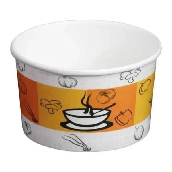 Lüks Karton Çorba Kasesi 16 Oz - 50 Adet