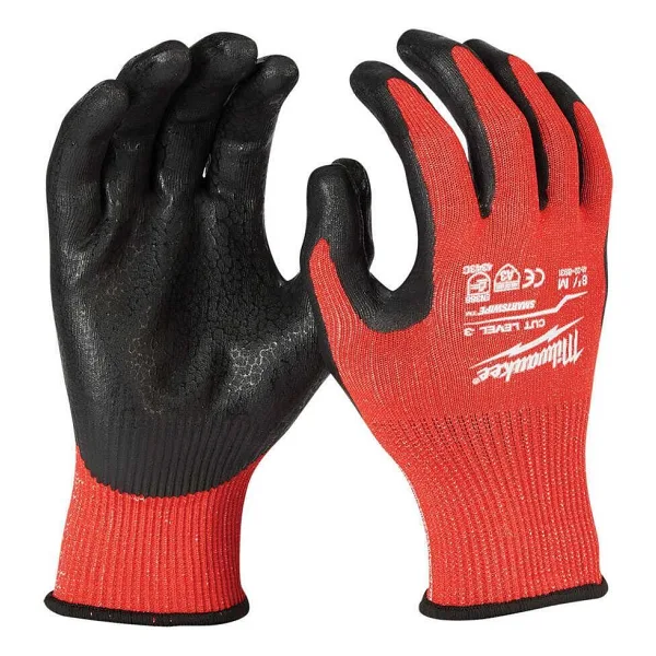 Milwaukee 3. Derece Kesik Korumalı Nitril İş Eldiveni