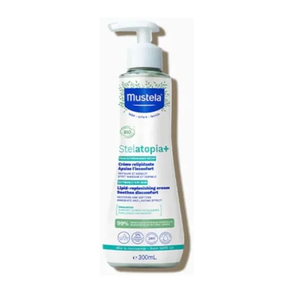 Mustela Stelatopia+ Lipit Yenileyici Krem 300 ml 2 Adet
