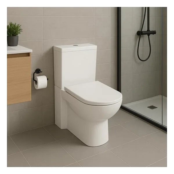Newarc Modern Kanallı Beyaz Duvara Sıfır Klozet Takımı Mod.k022, Nkp Yavaş Kapak