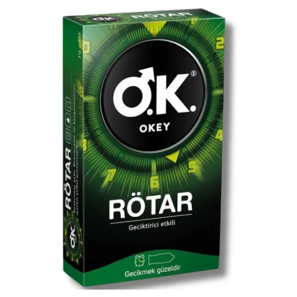 Okey Rötar 10'lu Prezervatif