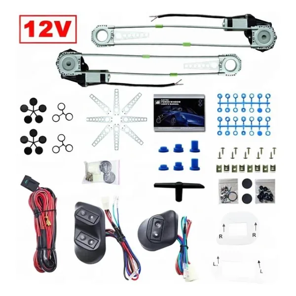Otomatik Cam Kaldırma Motoru Komple Set 2 Cam için