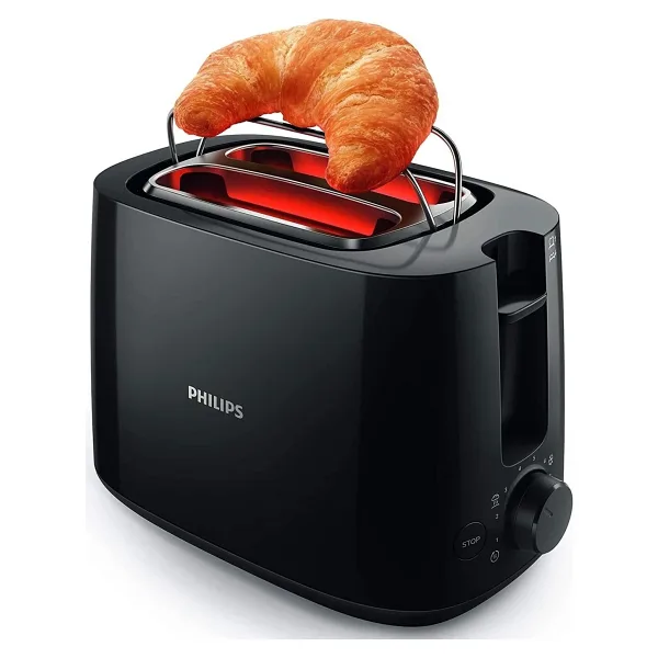 Philips 8 Kızartma Ayarı - Ekmek Kızartma Makinesi - Ayarlanabilir 2 Büyük Ekmek Yuvası