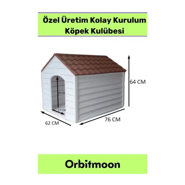 Premium Ürün Kolay Kurulum Portatif Taşınabilir Bahçe Ev Yazlık Demonte Evcil Hayvan Köpek Kulübesi