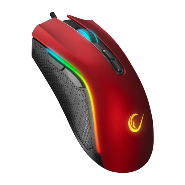 Rampage SMX-R44 V2 Kırmızı RGB Makrolu Optik Kablolu Oyuncu Mouse
