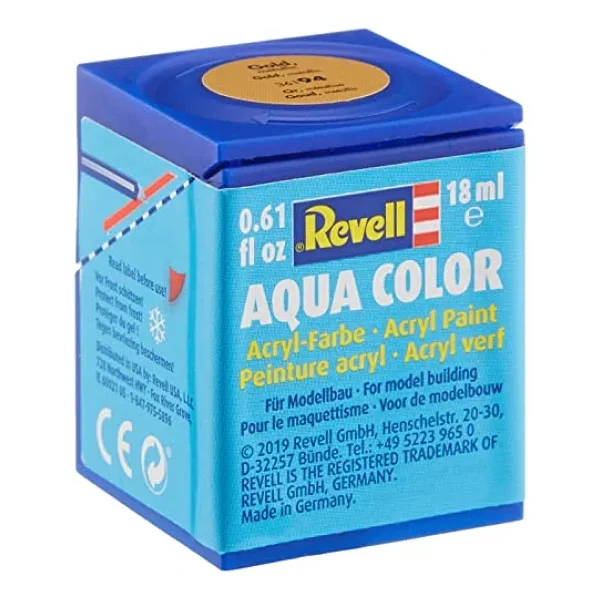 Revell - Su Bazlı Maket Boyası Altın Metalik 18 Ml (36194)