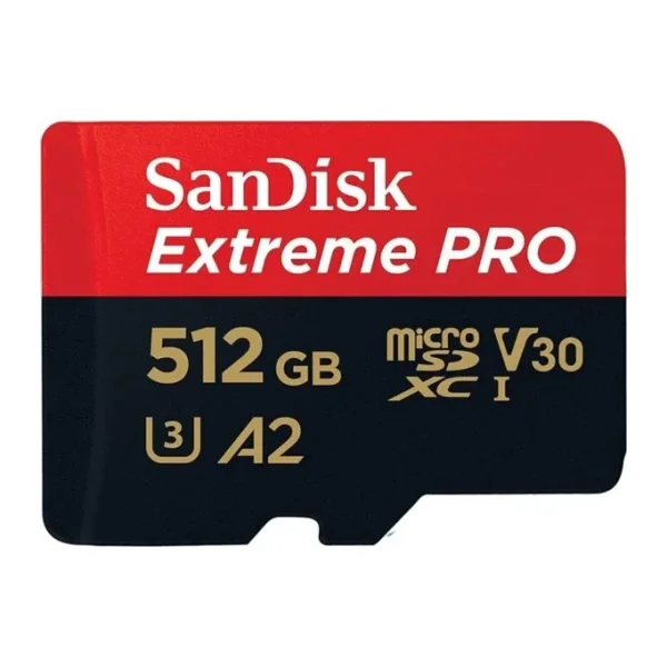 SanDisk Extreme Pro SDSQXCZ-512G-GN6MA Class 10 UHS-I U3 A2 V30 512 GB Micro SD Kart