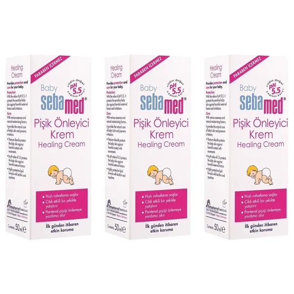 Sebamed Pişik Önleyici Krem 50 ml 3 Adet