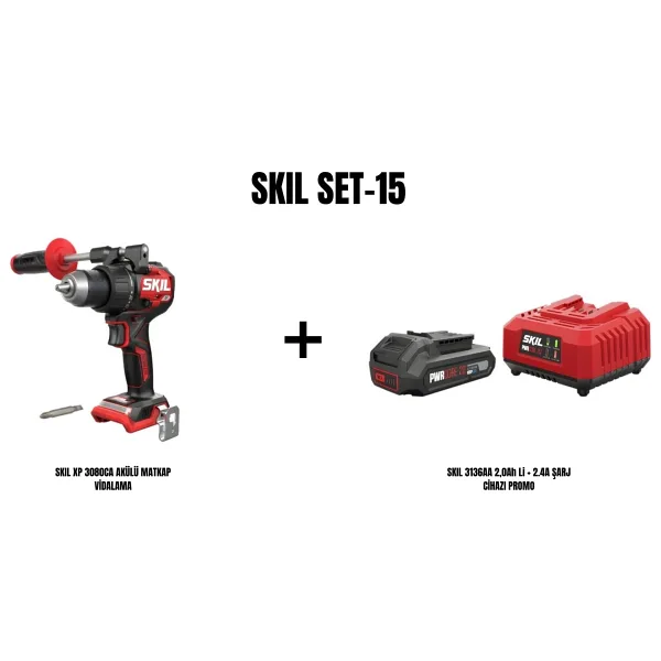 Skil XP 3080CA Tek Akülü 2 Ah Matkap
