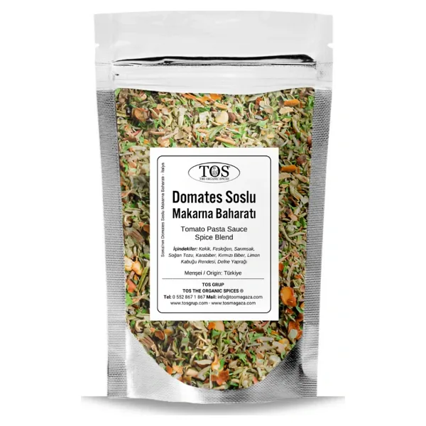 Sonia'nın Domates Soslu Makarna Baharatı 500 gr Sonia's Tomato Pasta Sauce Seasoning