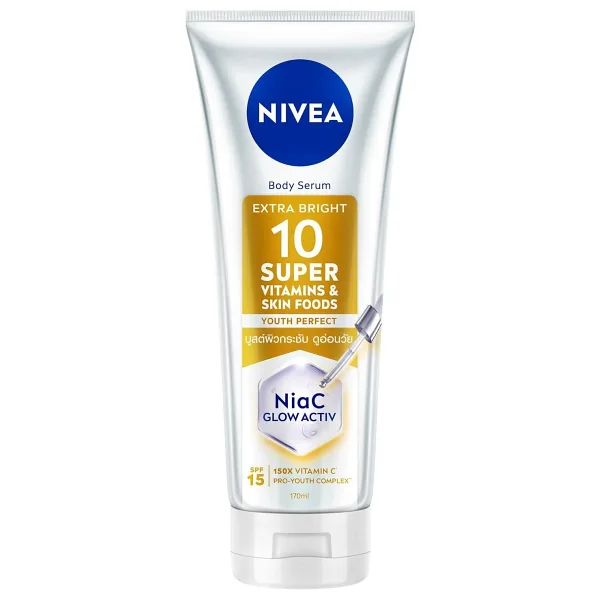 SUPER10 Serum Etkili Vücut Losyonu SPF15 170 Ml, Aydınlatıcı, Sıkılaştırıcı, Nemlendirici,